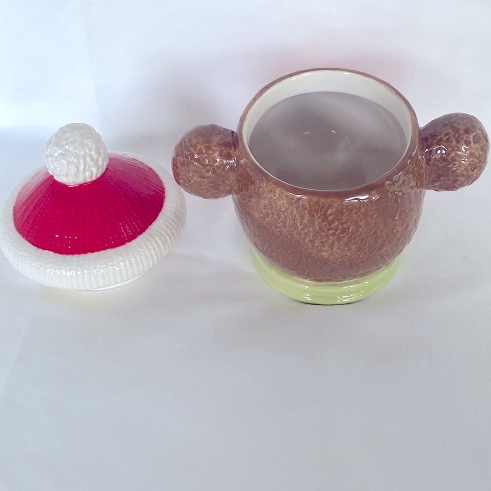 Gently Used  Beautiful Set Of 6  Ceramic Serving Plates& Candy Holder Christmas - Picture 12 of 16